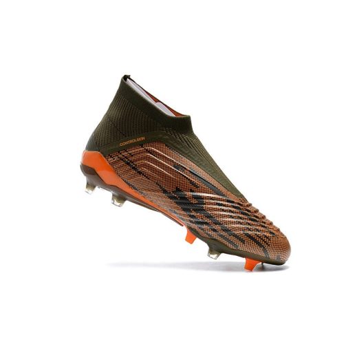 adidas Predator 18+ FG para Niños - Verde Naranja_8.jpg